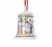 Hutschenreuther Christmas Collection 2025 Porcelain Bell Christmas Games Christmas Bell, 12 cm