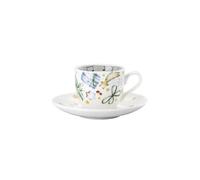 Hutschenreuther Christmas Collection Series Christmas Songs 2025 Espresso Cup 2-Piece Set Consisting of: Espresso Cup 0.08 L and Espresso Saucer Diameter 12 cm