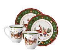 Hutschenreuther Happy Wintertime Set 4 Pieces Green