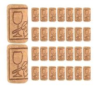 HUTSRAI Wine Corks, Wooden Cork Wine Bottles Cork for Natural Corks for Wooden Wine Corks for DIY, Decoration and Hobbies