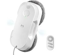 HUTT DDC56 Window Cleaner Robot with Remote Control, 3800Pa Intelligent Navigation Robot Vacuum Cleaner for Windows, Glass, Tiles, Bathroom Cleaning with Multiple Safety Guarantee (HUTT DDC56)