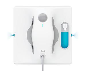 Hutt W8 Window Cleaning & Mopping Robot for Surfaces like Tiles, Mirrors etc (Max 3800Pa, 2-Fold Spray System, 80ml Tank, Auto Path Planning, Laser Sensors, 6.3m Power Cable, Remote Control)