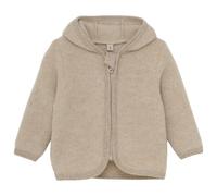 Huttelihut - Baby's Jacket Wool Fleece - Merino jacket size 104, sand