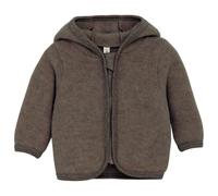 Huttelihut - Baby's Jacket Wool Fleece - Merino jacket size 56, brown