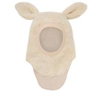 Huttelihut - Kid's Balaclava Rabbit Ears Wool Teddy - Balaclava size 50 cm - 12-24 Months, sand