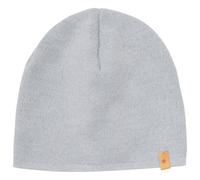 Huttelihut - Kid's Beanie Solid Wool Knit - Beanie size 48 cm - 0-12 Months, grey