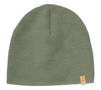 Huttelihut - Kid's Beanie Solid Wool Knit - Beanie size 48 cm - 0-12 Months, olive