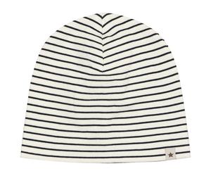 Huttelihut - Kid's Beanie Stripe Rib - Beanie size 53 cm - 4-6 Years, white