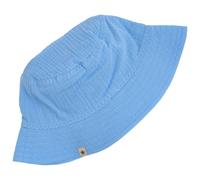Huttelihut - Kid's Bucket Hat Muslin - Hat size 48 cm - 6-12 Months, blue
