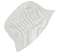 Huttelihut - Kid's Bucket Hat Woven Stripe - Hat size 54 cm - 6-8 Years, grey
