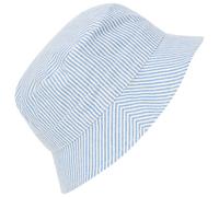 Huttelihut - Kid's Bucket Hat Woven Stripe - Hat size 54 cm - 6-8 Years, grey