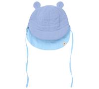 Huttelihut - Kid's Summer Hat Bear Ears Muslin - Hat size 98/104, purple