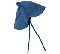 Huttelihut - Kid's Summer Hat Ears Muslin - Hat size 48 cm - 6-12 Months, blue