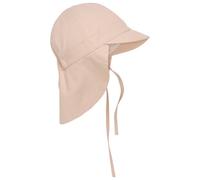 Huttelihut - Kid's Summer Hat UV20 with Neck Shade - Hat size 50/56, sand/pink