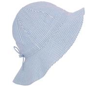 Huttelihut - Kid's Summer Hat Woven Stripe - Hat size 54 cm - 6-8 Years, grey
