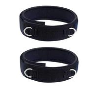 Huture 2pcs Fitness Thigh Straps Neoprene Padded Adjustable Strength Training Accessories Speed Exercise for Taekwondo Football Running Workout Fits Men Women