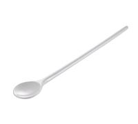 Hutzler 11-inch Long Melamine Round Mixing Spoon - White