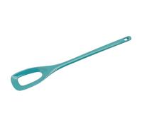 Hutzler 12-inch Melamine Blending / Mixing Spoon with Hole, Turquoise