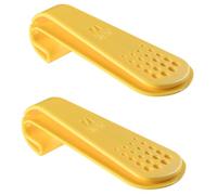Hutzler Steep 'n Squeeze Tea Bag Holder & Squeezer Set (Yellow)