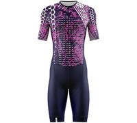 Huub 2026 Womens Collage Tri Suit - Navy/Pink