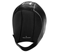 Huub 3mm Wetsuit Skull Cap Hat - Black Silver - Unisex - The Neoprene Skull Swim Cap is a fully adjustable swim hat