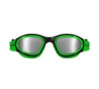 Huub Googles/Aphotic/Green - Polarised & Mirror/Anti Leak/Large Comfy Gaskets/Adjustable Straps/Perfect for Triathlon/Open Water swimming