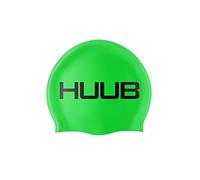 Huub Green Silicone Swim Cap/One Size/Easy Fit / 100% Silicone Swim Cap
