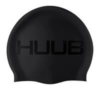 Huub Swim Cap Hat - Matt Black - Easy Stretch Lightweight - The Silicone Swim Cap is available in several colours