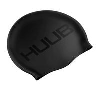 Huub Swim Cap Hat - Matt Black - Easy Stretch Lightweight - The Silicone Swim Cap is available in several colours