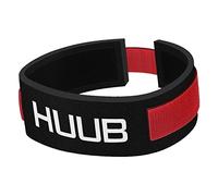 HUUB Unisex Adult Timing Chip Band - Black/White/Red, One Size