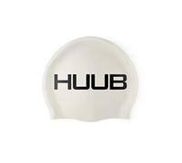 Huub White Silicone Swim Cap / 100% Silicone/Easy Fitting/Visible in the water