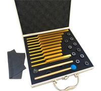 Huudngeje 10 PCS Tuning Fork Set, Tuning Forks for Healing Chakra Sound Therapy Keep Body Gold