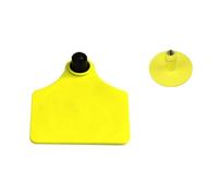 Huudngeje 100pcs RFID Animal Ear Tag 860-960MHz UHF Electronic Tag for Pig Sheep Goat Cattle Tracking B