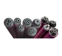 Huudngeje 10PCS Nail Art Flower Stamp Pen,Nail Art Stamp Pen Set, Nail Art Stamp Pens DIY Nail Art Tools with Different Patterns