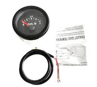 Huudngeje 2" Universal Fuel Gauge Kit E-1/2-F Pointer Fuel Level Gauge Kit with Led Backlight for Rv, Boat and Motorcycle, Car