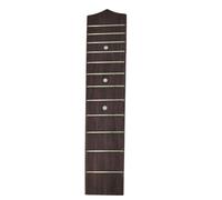 Huudngeje 21 Inch Ukulele Fingerboard 12 Wire Frets Fretboard Ukulele DIY Parts Replacement