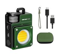 Huudngeje 3500LM Ultra Bright Mini Camping Light USB-C Rechargeable 5 Light Modes Portable for Outdoor Emergency Green
