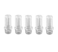 Huudngeje 5 Pcs Acrylic Pervious Flower Basket Mesh Cover Outer Diameter 20mm Aquarium Fish Tank Water Inlet Water Pump Filter