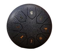 Huudngeje 6-Inch 8-Tone Sound Rain Drum Outdoor Rain Drum Percussion Instrument Yoga Exclusive Dark Blue
