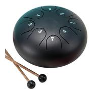Huudngeje 6Inch 8 Tone Hollow Drum Steel Tongue Drum Garden Rain Drum Steel Tongue Drum Outdoor Rain Drum Suitable for Beginners,E