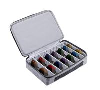Huudngeje Adjustable Slot Organizer Case for Sunglasses Travel, Multi-Pair Eyeglasses Storage Box, Portable for Men Women