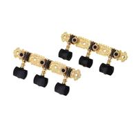 Huudngeje AOS-020B3P 1 Pair Gold-Plated 3 Machine Top Classical Guitar String Tuning Keys Pegs