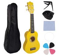 Huudngeje C 21-Inch Mini Ukulele, Entry-Level for Beginners, Four-String Small Guitar, Children'S Musical Instrument