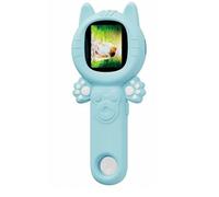 Huudngeje Children Microscope Camera 500X Handheld Microscope 2 MP Camera with 8 Leds Blue