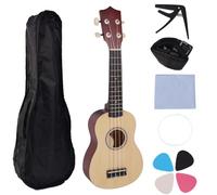 Huudngeje D 21-Inch Mini Ukulele, Entry-Level for Beginners, Four-String Small Guitar, Children'S Musical Instrument