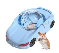 Huudngeje Detachable Hamster Running Ball Funny Transparent Fitness Wheel Toy Vehicle for Small Pets Blue