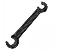 Huudngeje Double Ended Valve Wheel Wrench Cast Steel Hand Valve Wheels Wrench 8In Valve Opening Closing Tool (1/2In and 21/32In)