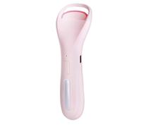 Huudngeje Dual-Arc Design Heated Eyelash Curlers, Rechargeable Electric Eyelash Curler with 3 Adjustable Temperature Settings Safe Gentle Pink