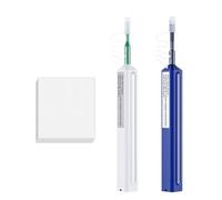 Huudngeje Fiber Optic Cleaning Pen 2.5mm SC/FC/ 1.25mm LC/One-Click Fiber Cleaner Optical Connector Cleaner