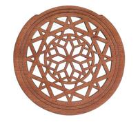 Huudngeje Guitar Soundhole Cover Light Weight Decorative Reduces Feedback and Noise Soundhole Cover Essential Guitar Accessory C